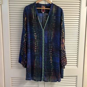 Johnny Was Cupra Rayon Tunic 1X